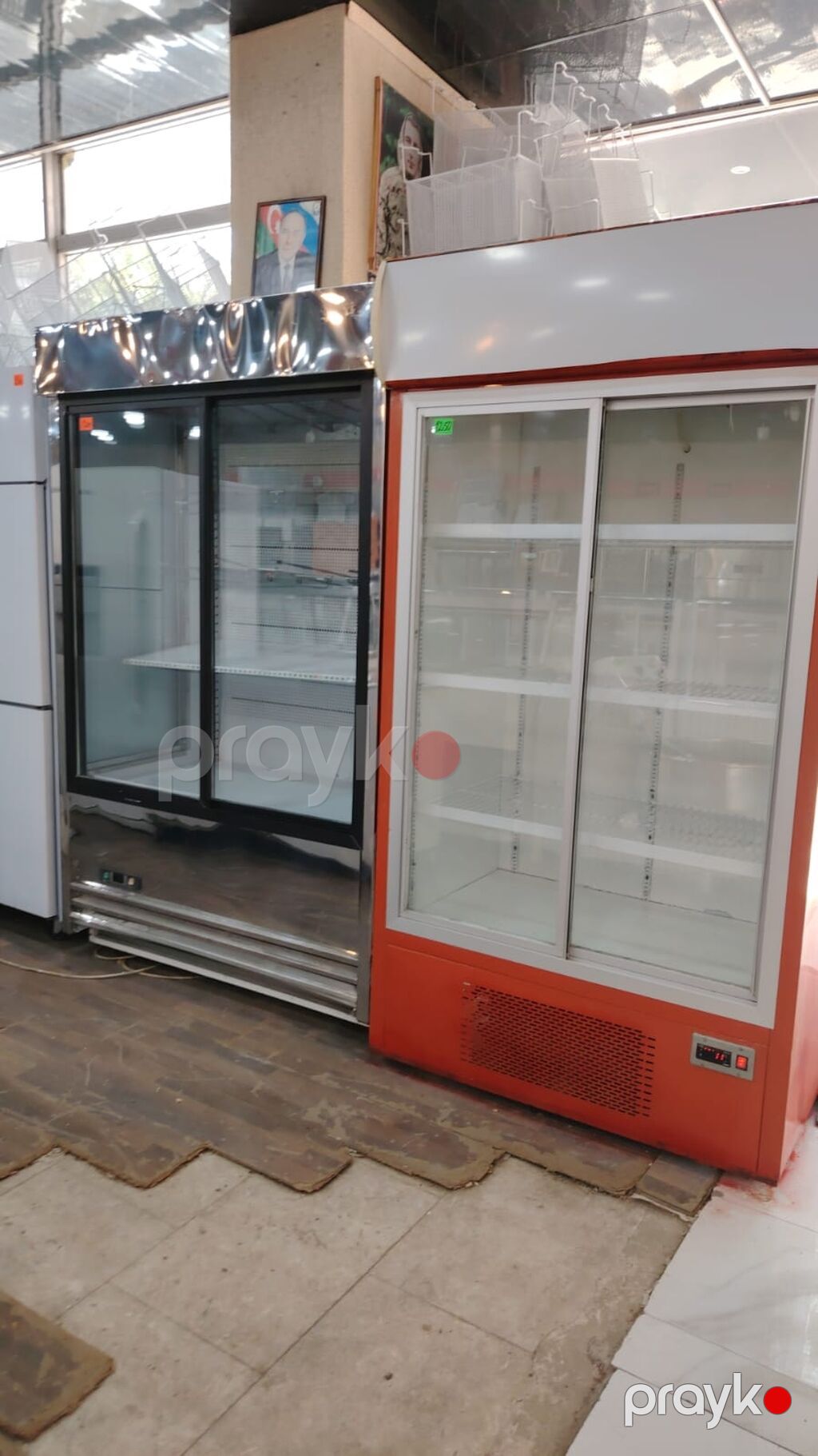 İki qapılı şüşə vitrin soyuducular – market, kafe, restoran və — Soyuq vitrini, Digah (2)