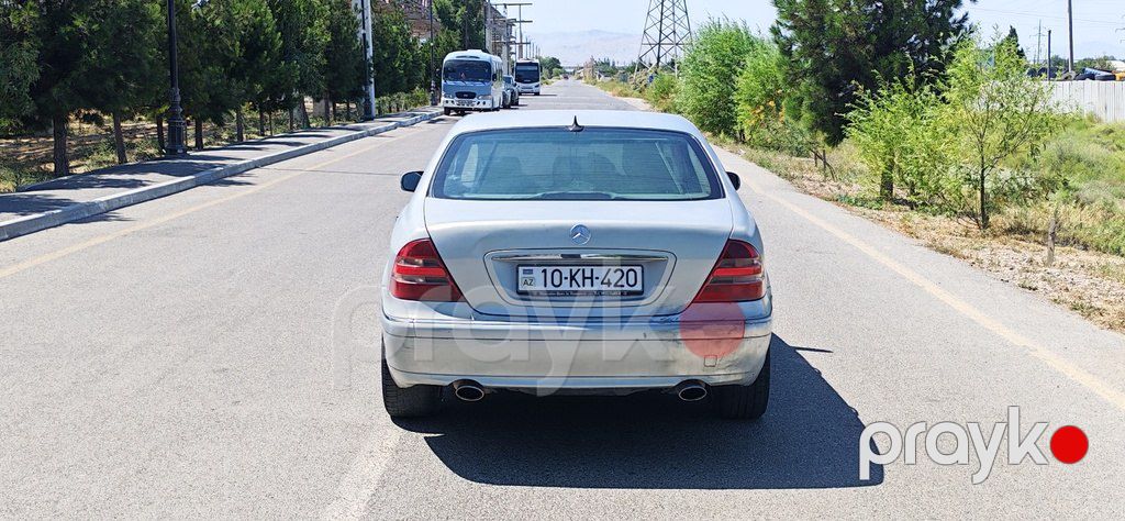 Mercedes S 320, 3.2 L, 2000 il, 201 500 km — Avtomobillər, Sumqayıt (11)
