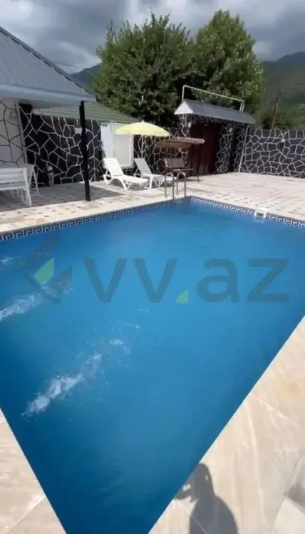 4 otaqlı Həyət evi Kirayə, Qəbələ — Ev, villa, Qəbələ (2)