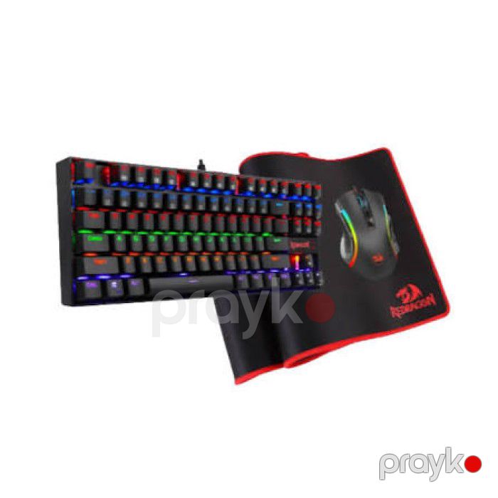 Redragon S116 Keyboard Mouse Mousepad Combo Gaming Dəsti — Elektronika, Bakı (3)