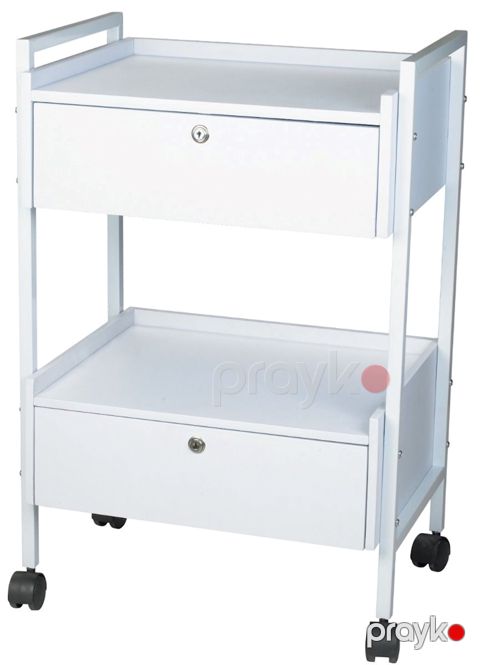 Təkərli dolab Silver Fox 1019, ağ — Bakı