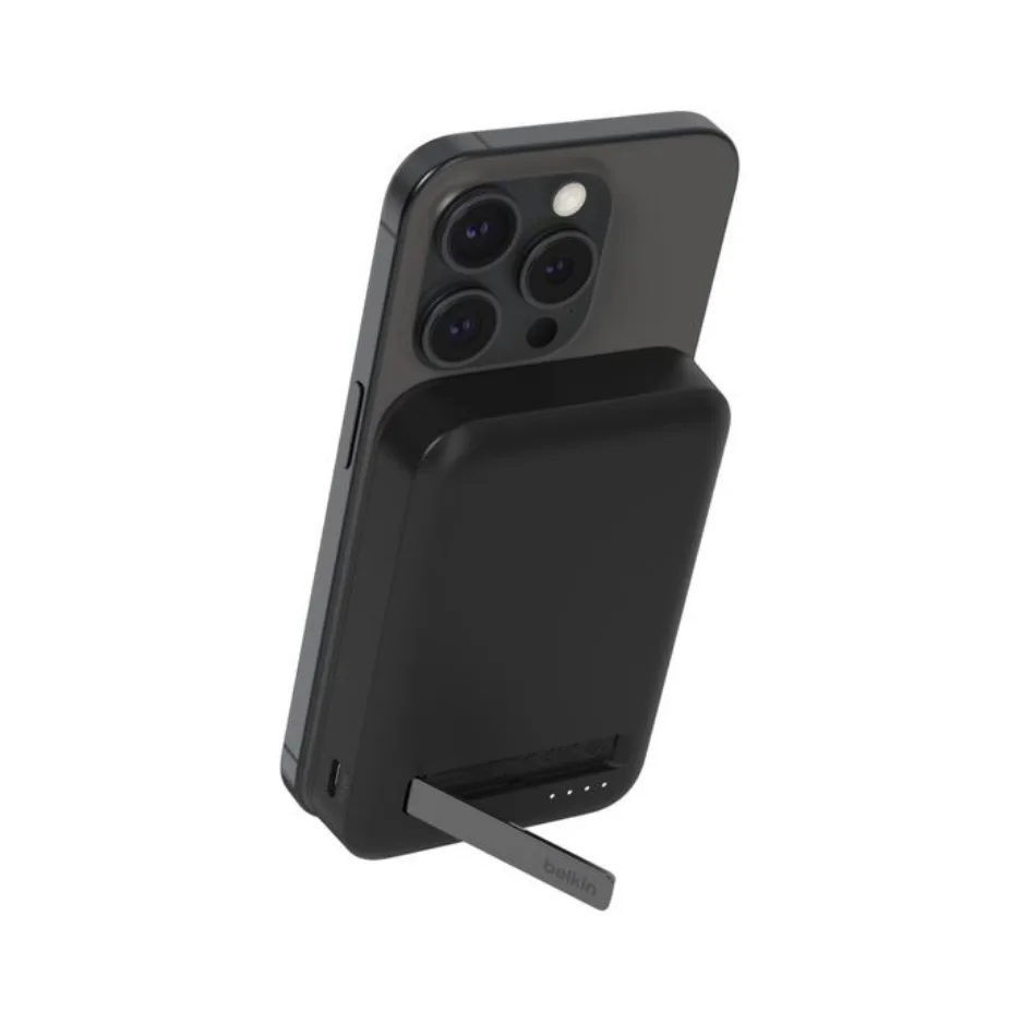 Power bank Belkin 8K Qi2 MagSafe compatible with kick stand Black — Bakı