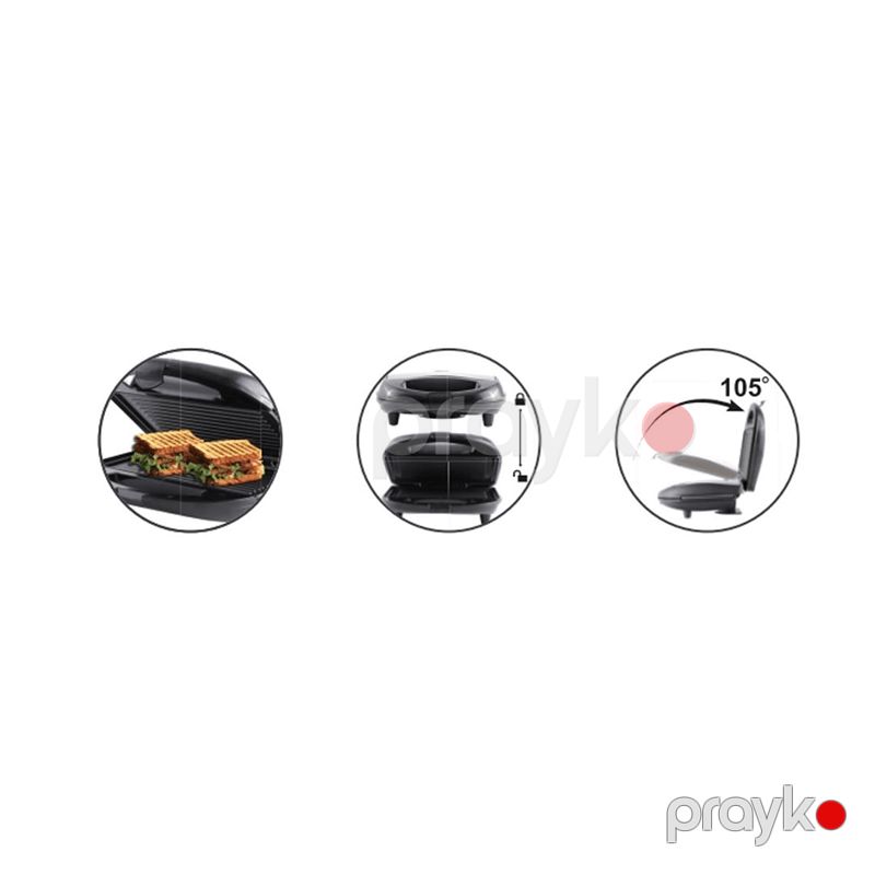 Toster Eurolux EU-SM6521HSB — Toster və vaflyasıcı, Bakı (3)