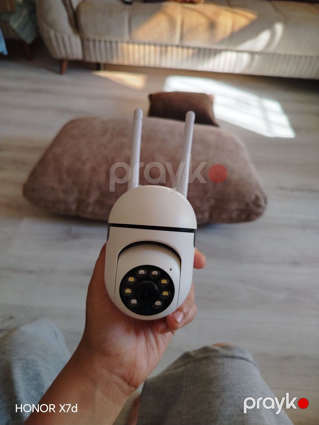 Wi‑Fi IP təhlükəsizlik kamerası - 2 ədəd güclü Wi‑Fi antenası – sabit — Surveillance sistemləri, Xırdalan (3)
