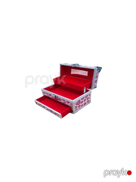 Kosmetik çanta YT-50, gümüş-çəhrayı, alüminium — Bakı