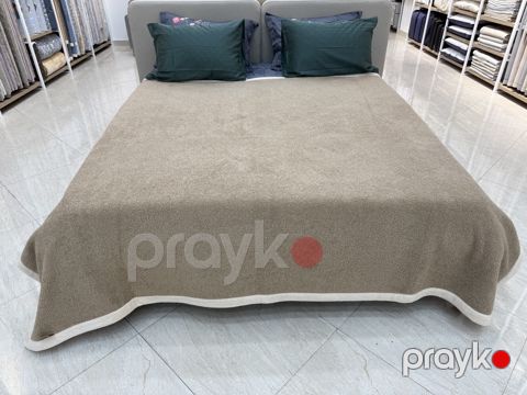 Pled-örtük Empathy Home, bej, bambuk, 200x230 sm — Bakı