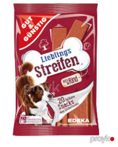 Məzə itlər üçün Edeka Gut & Günstig Lieblings Streifen 200 q — Bakı