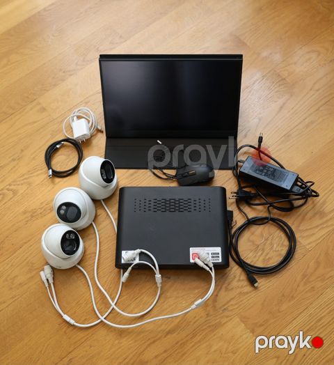 Zosi PoE NVR + 3 kamera — Bakı