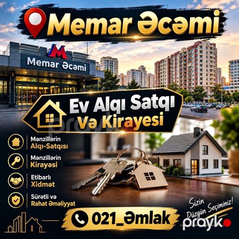 Memar Əcəmi ərazisində peşəkar daşınmaz əmlak xidmətləri — Bakı