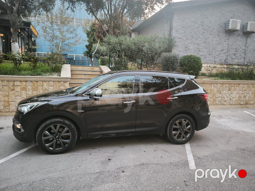 Hyundai Santa Fe, 2.0 L, 2016 il, 234 500 km — Avtomobillər, Bakı (9)