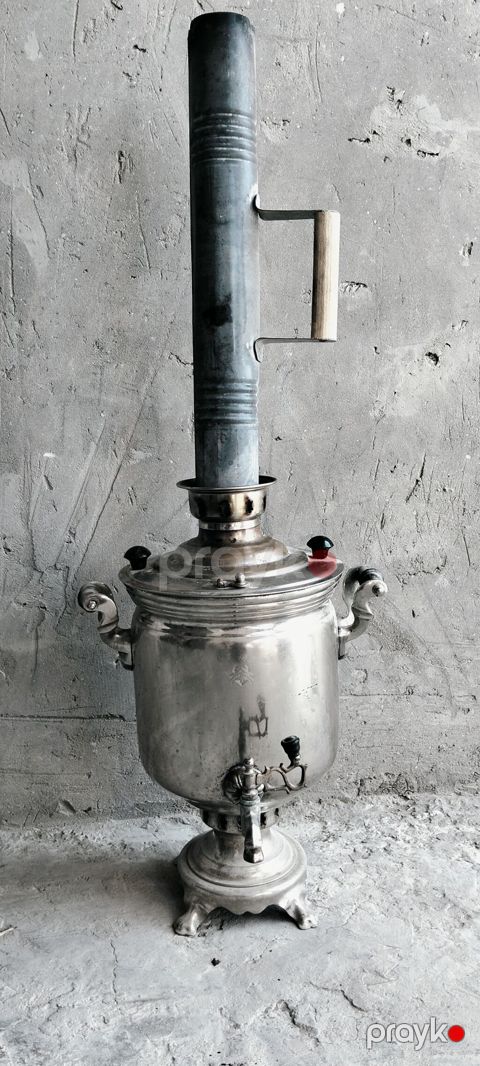 İşlənmiş Od Samovar, 7 l, Ünvandan götürmə — Masazır