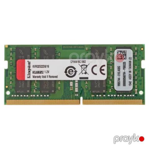Kingston ValueRAM 16GB DDR4 3200 CL22 2Rx8 Sodımm (KVR32S22D8/16WP) — Bakı