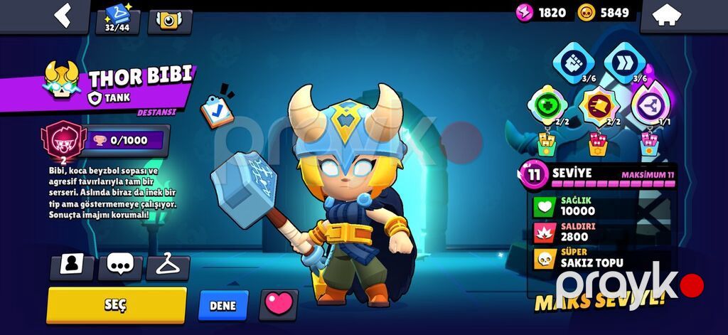 Brawl Stars hesabında nadir və tematik skinlər toplusu - Buz — Digər, Lənkəran (2)