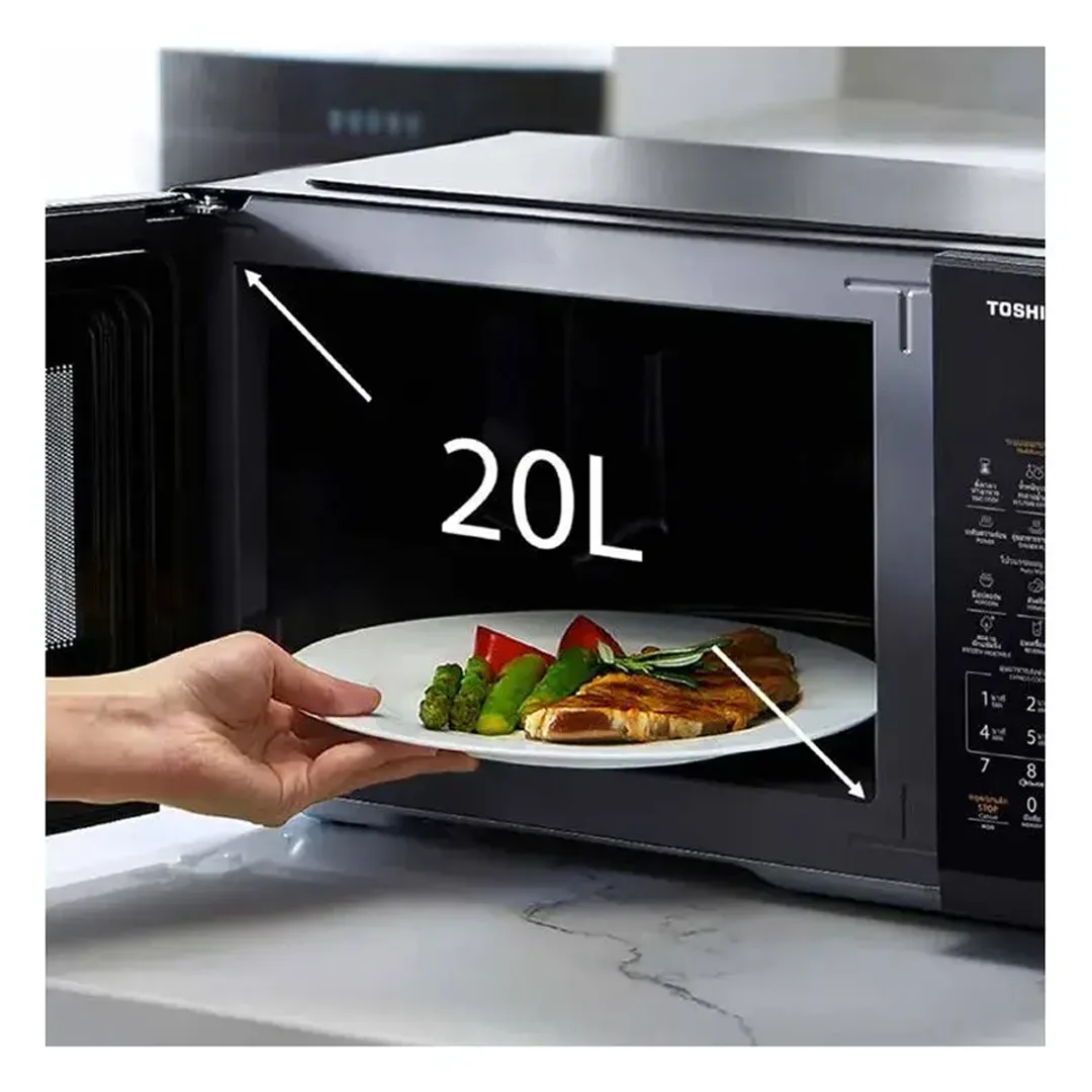 Mikrodalğalı soba Toshiba MW3-EM20PE(BK) — Mikrodalğalı sobalar, Bakı (4)