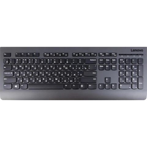 Klaviatura Lenovo Professional Wireless Keyboard – Russian/Cyrillic, 2.4GHz, Qara — Bakı