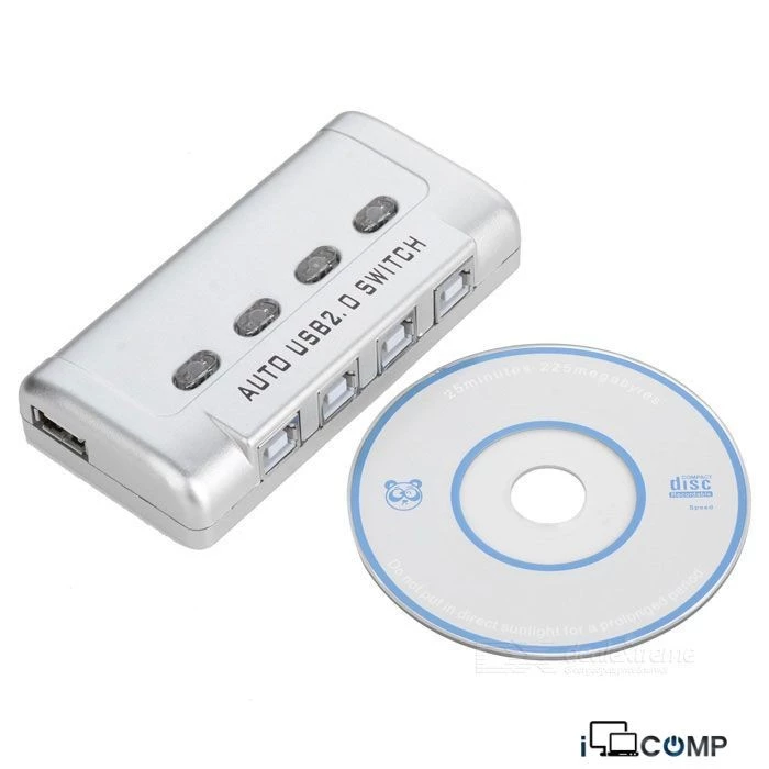 4 port USB printer switch (MT-SW241) — Şəbəkə və server avadanlığı, Bakı (2)
