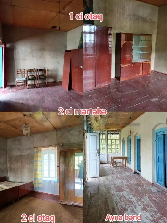 4 otaqlı Həyət evi Satılır, Şəki — Ev, villa, Şəki (5)