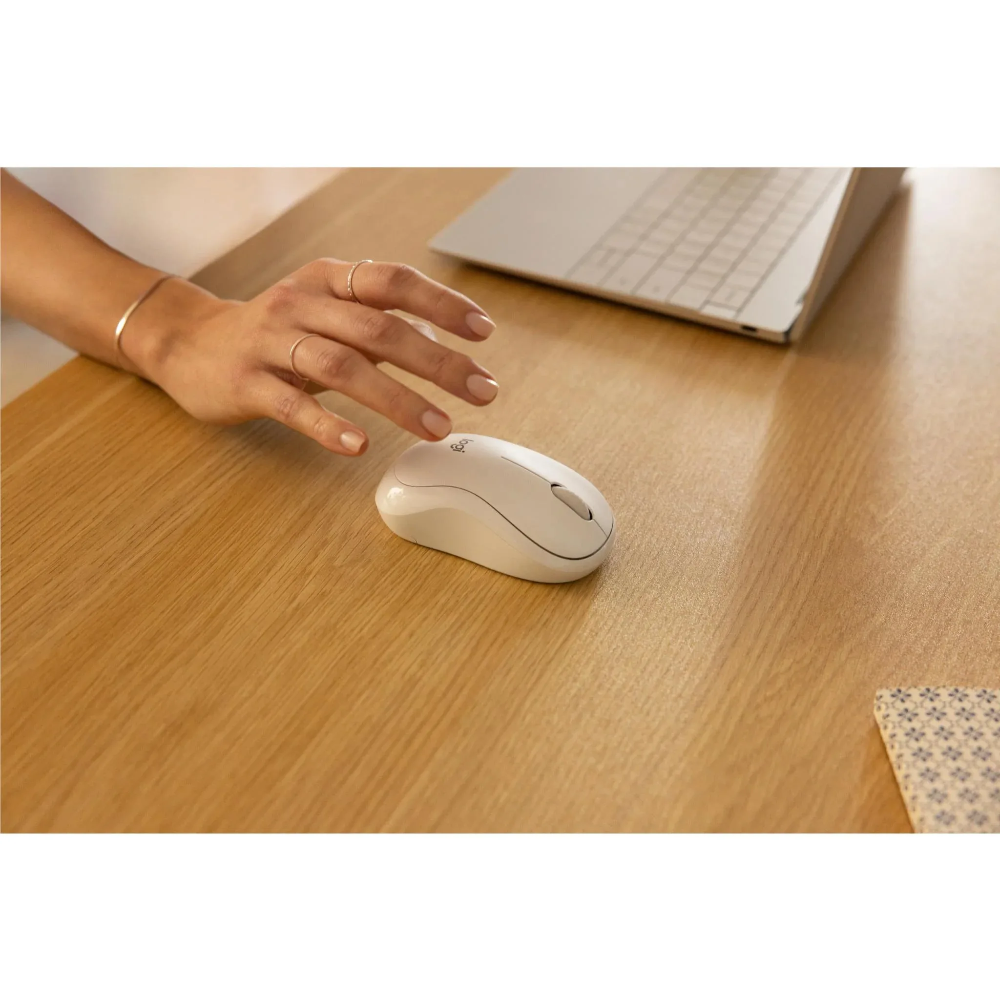 Logitech M240 Silent Bluetooth Mouse White — Mallar, Bakı (6)
