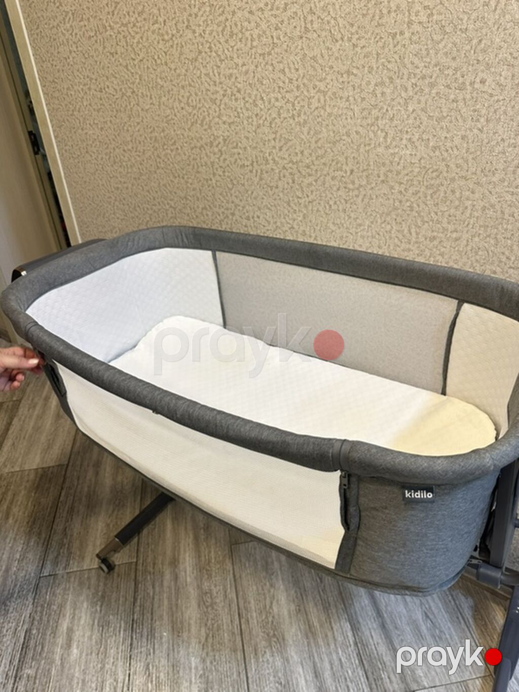Kidilo brend körpə beşiyi – yanı açılan və tənzimlənən model — Bəşikləri, Bakı (4)