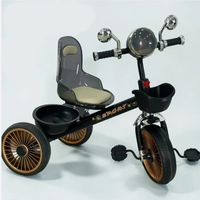 Uşaq üçtəkərli velosipedi KZ197 qara — Bakı
