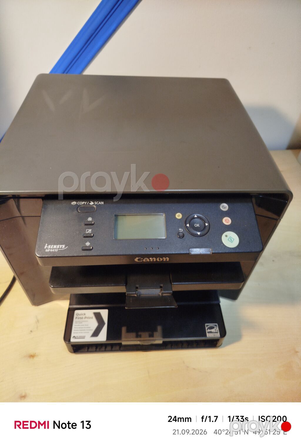 Canon i-SENSYS MF4410 Ancaq kopya kiminisdeyir kartrici doludu tam — Printerləri, Bakı (2)