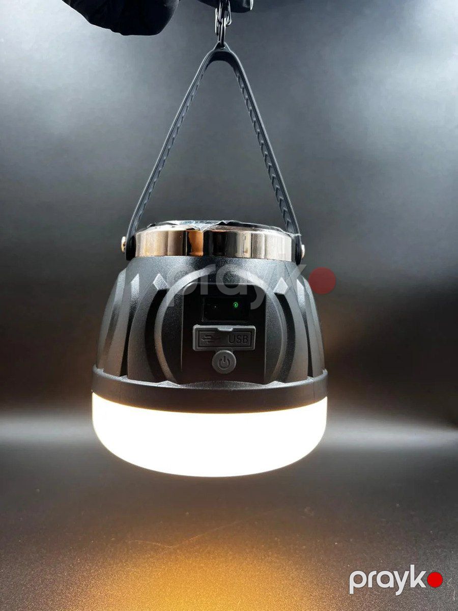 Yenidən Şarj Olunan Orta Ölçülü Asma Kamping Fənəri / Lampa (Model: A02T) — Camping, ovçuluq və balıqçılıq, Bakı (6)