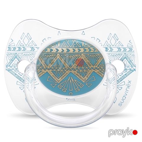 Əmzik Suavinex Couture Premium Physiological, anatomik, 18 aydan, silikon, göy — Bakı