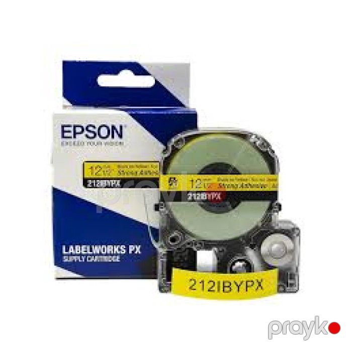 Epson LK-4YBW C53S654014 Strong Adhesive Black/Yellow Etiket Lenti 12 mm 9 m — Elektronika, Bakı (3)