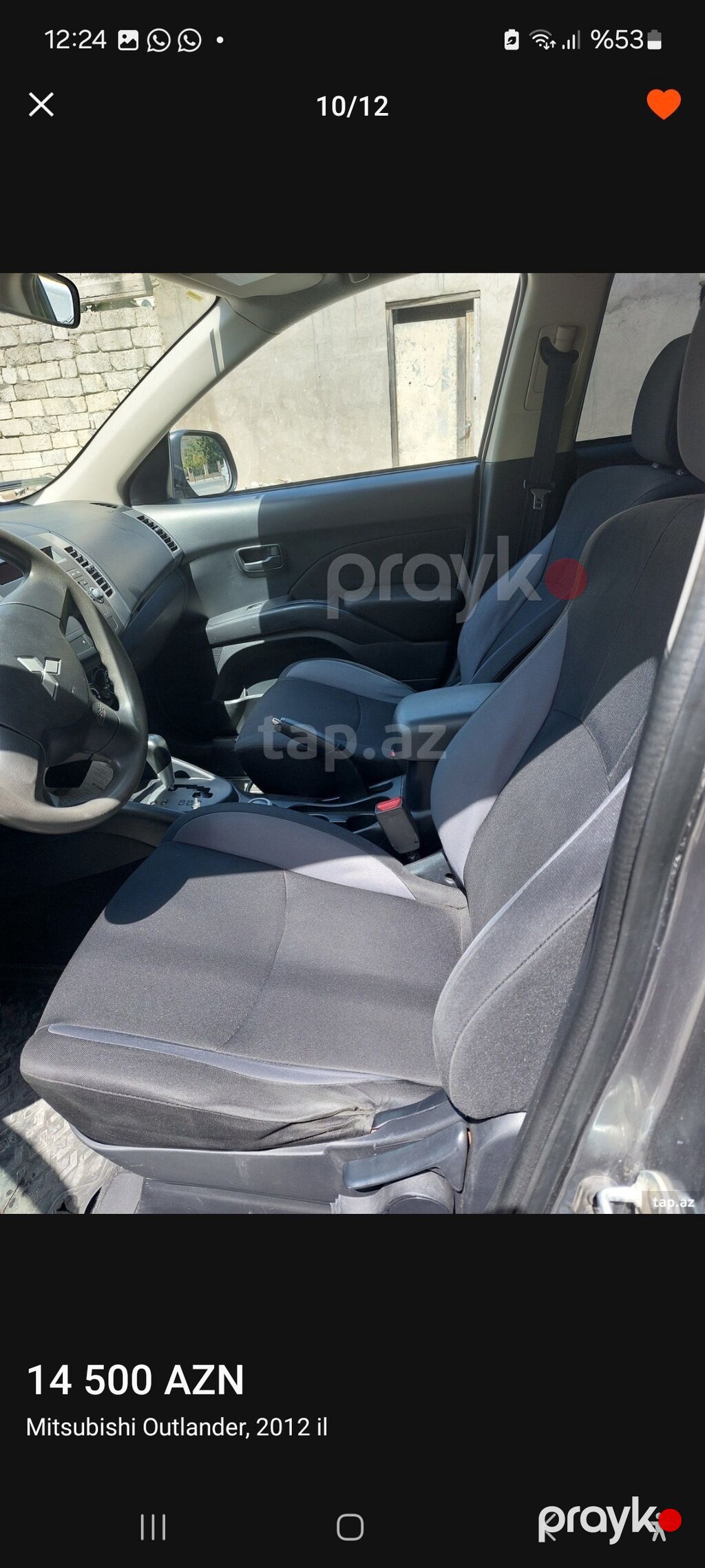 Mitsubishi Outlander: 2.4 l 2008 il 255000 km Universal — Avtomobillər, Gəncə (8)
