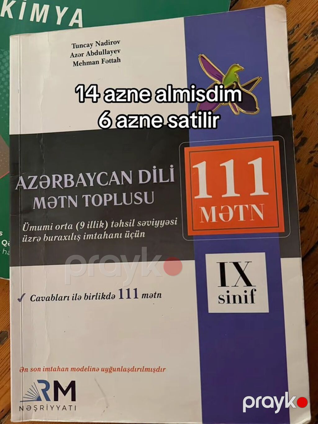 Satılır: IX sinif və abituriyentlər üçün tədris vəsaitləri paketi 1) — Kitablar, Bakı (4)