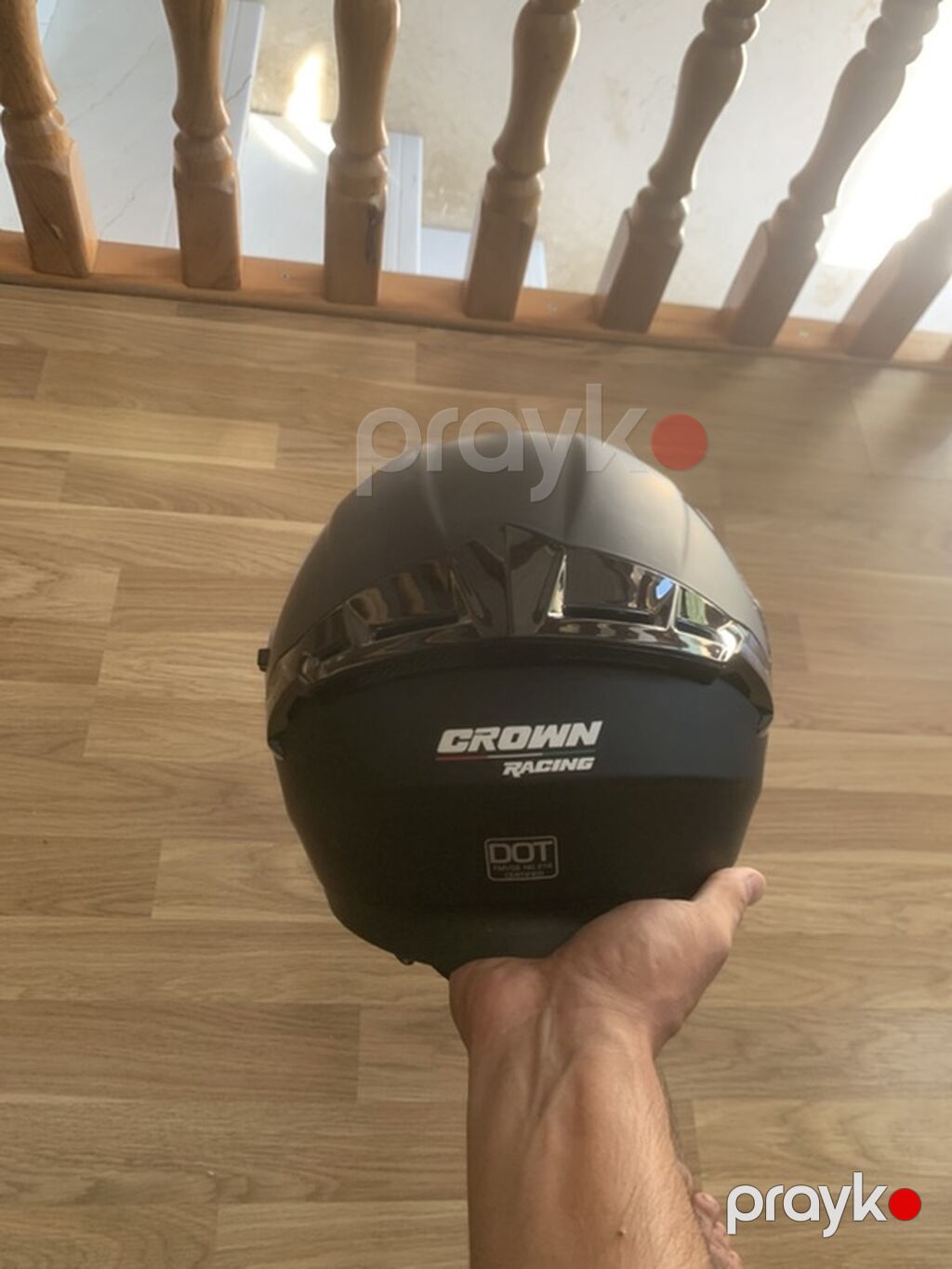 Crown Racing modul tipli motosiklet dəbilqəsi - Korpus: davamlı ABS — Motosiklet geyimi, Bakı (10)
