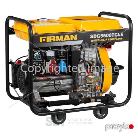 Generator benzinli üçfazalı Firman SDG5500TCLE, 4,8 kVt — Bakı