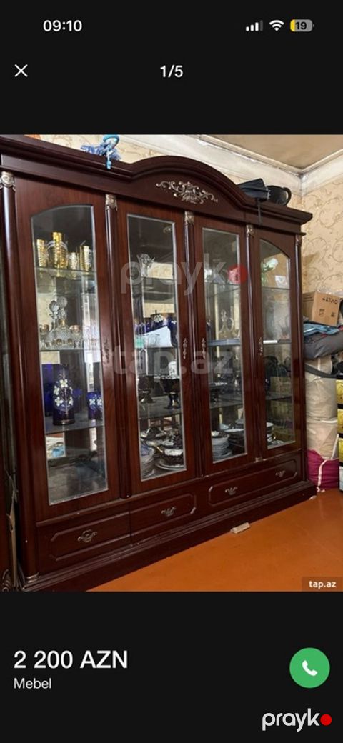 Klassik üslubda yataq otağı garnituru Komplektin tərkibi — Bakı