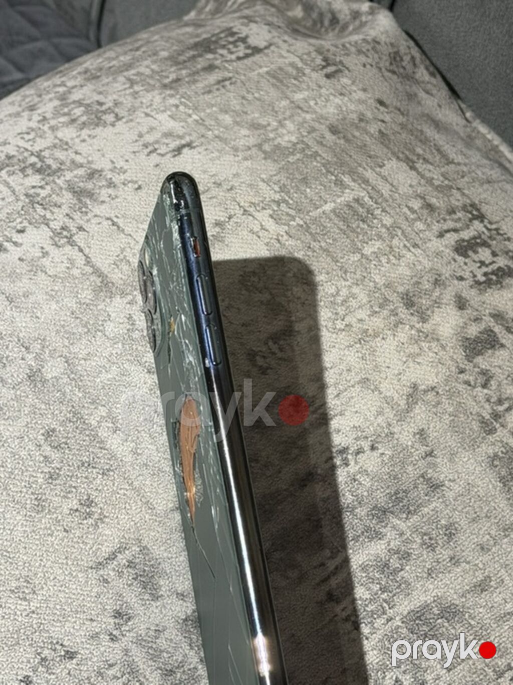 IPhone 11 Pro Max, 256 GB, Matte Midnight Green, Qırıq — Apple iPhone, Bakı (4)
