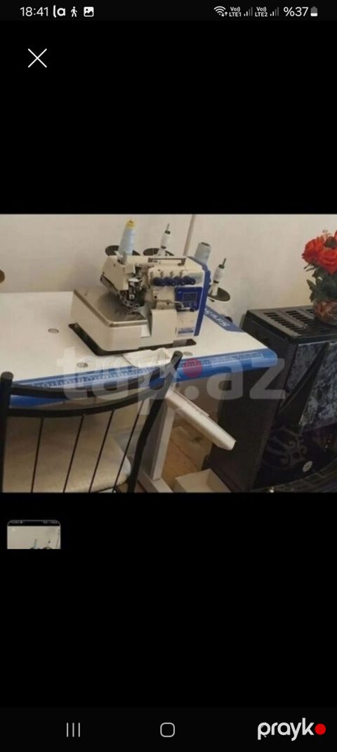 Overlok 3 ay işlenib ela veziyetdedi istifade etmirem deye satram 490 — Bakı