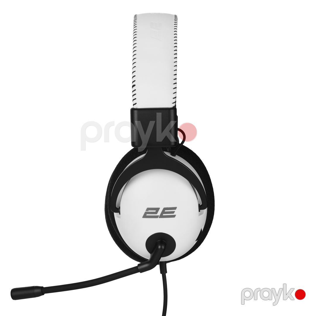 2E Gamıng Headset HG310 V2, mini-jack, 1.5m, white (2E-HG310V2-WT) — Qulaqcıqlar, Bakı (3)