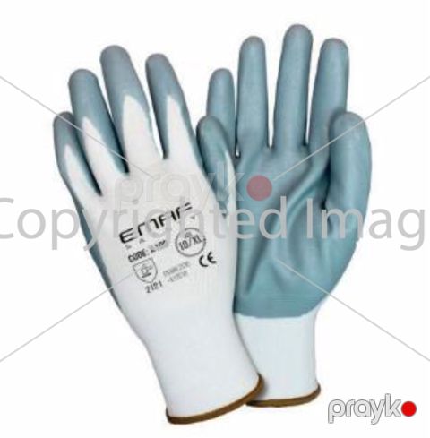 İşçi əlcəyi, Emaf Safety A100, nitril, 32qr
