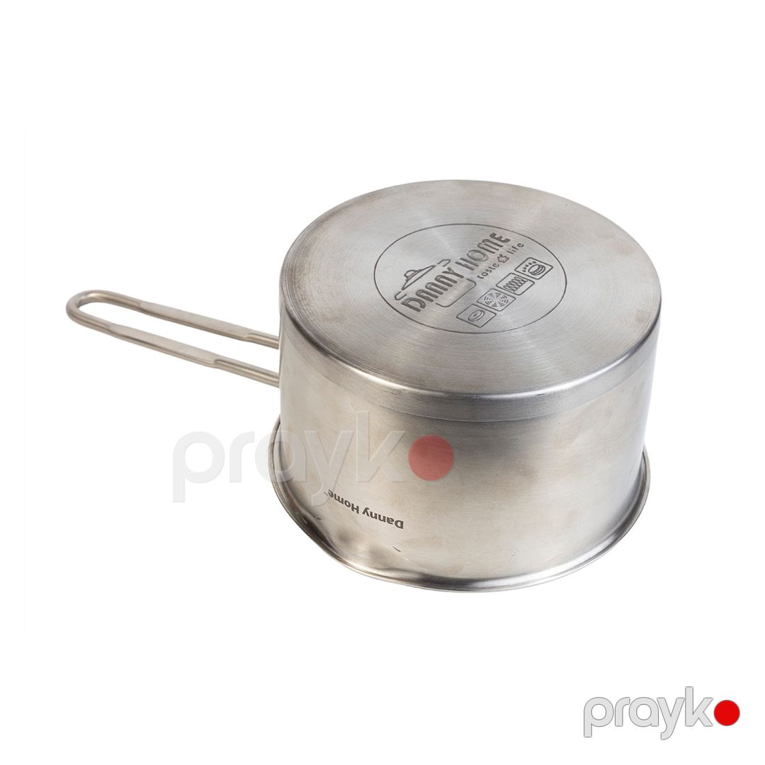 Qazan Danny Home, 32.3x17x13 sm, 1.9 l, alüminium/şüşə, gümüşü/şəffaf — Mallar, Bakı (3)