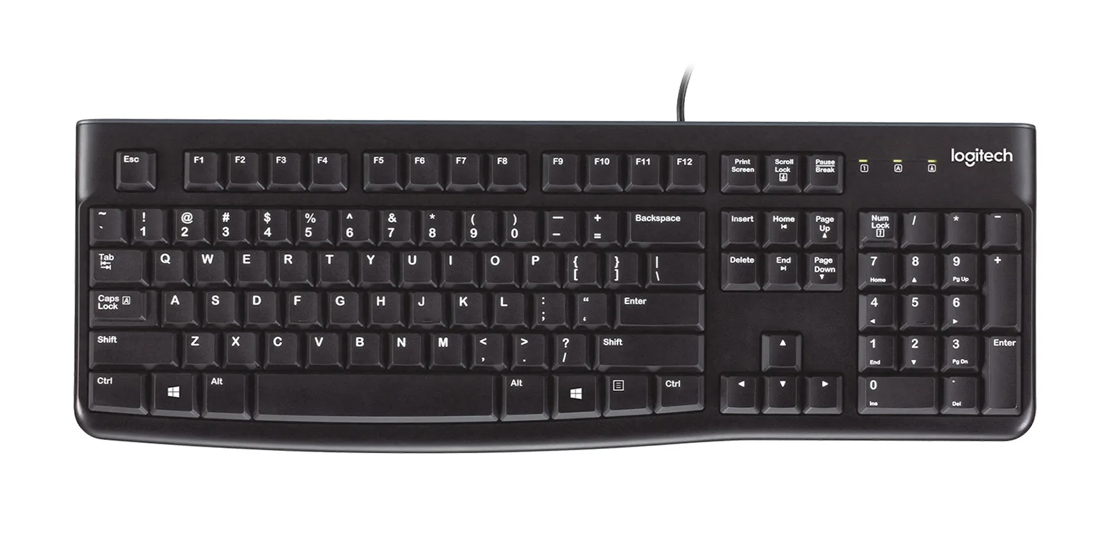 Klaviatura Logitech K120 Corded Keyboard Black — Bakı