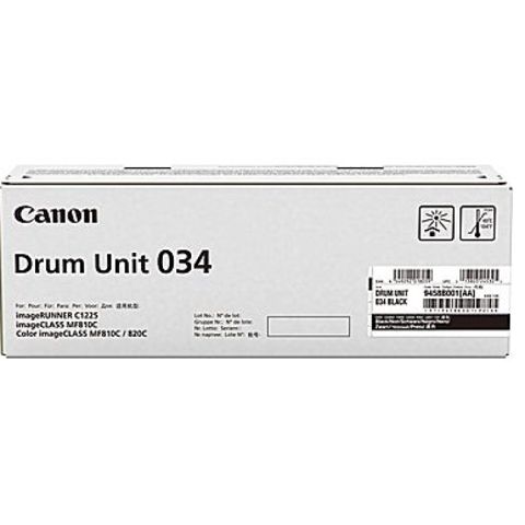 Canon Drum Unit 034 BK Black Original Fotobaraban — Bakı