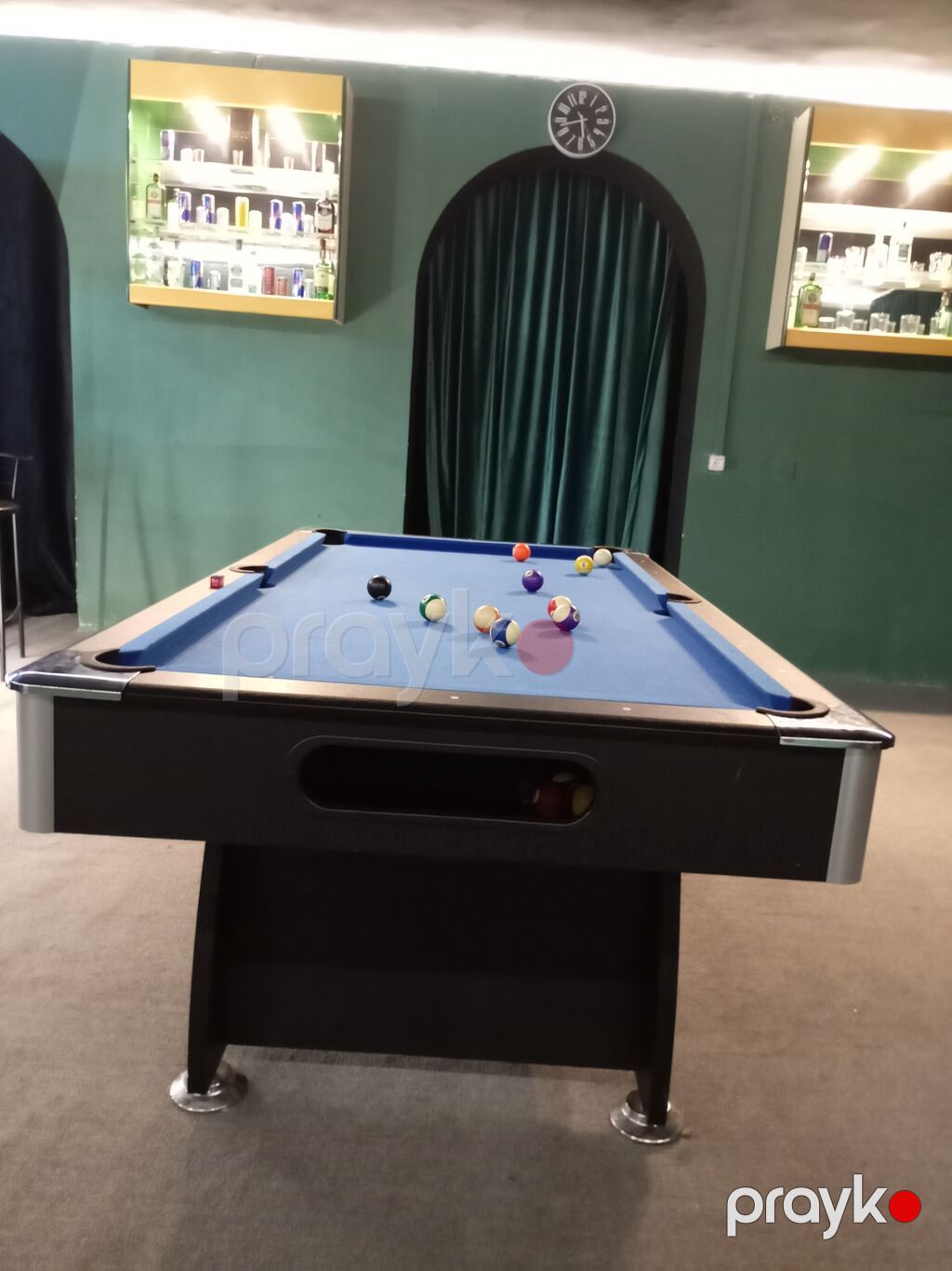 Bilard (pool) masası – mavi örtüklü, 6 dəlikli - Ölçü: tam ölçülü — Bilyard və bouling, Bakı (4)