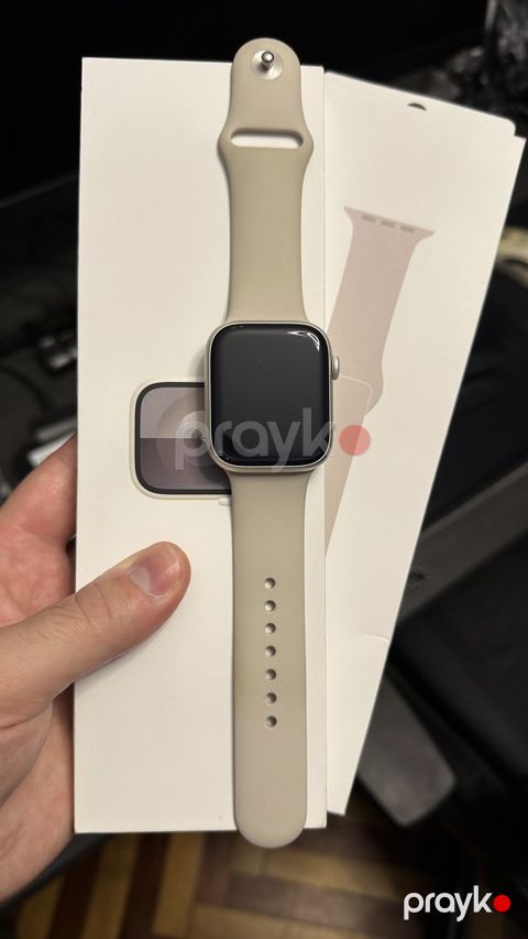 Apple Watch Series 9 Aluminum Starlight 45mm — Bakı