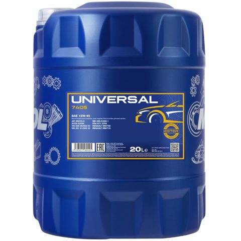Mühərrik yağı Mannol Universal SAE 15W-40 20L — Bakı