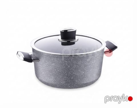 Qazan Korkmaz NM-774669, 2600 ml, qranit, 20 sm — Bakı