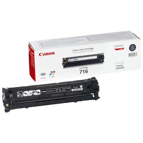 Canon Cartridge 716B CRG-716BK Black Original Toner Kartrici — Bakı