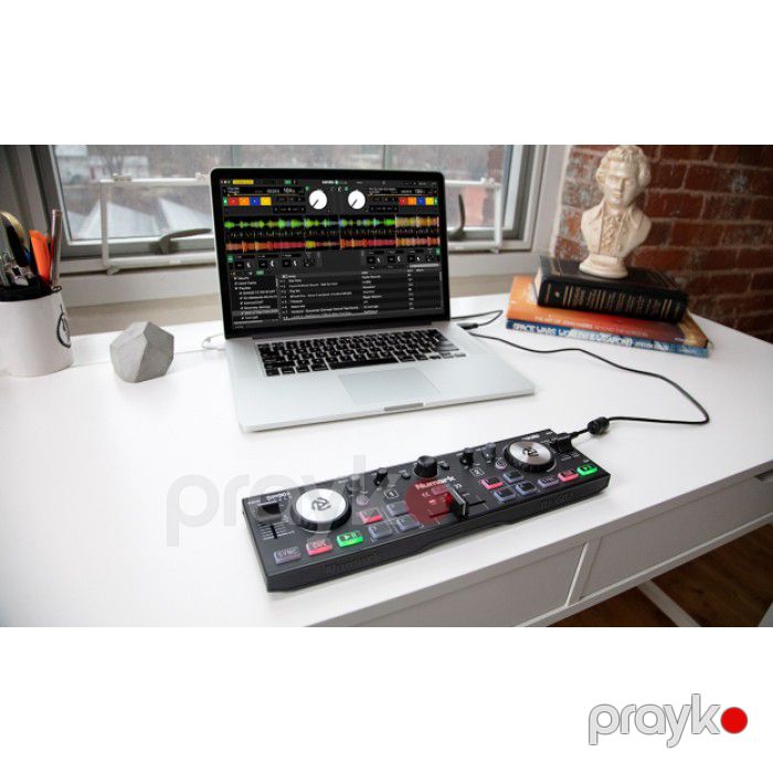 Numark DJ 2 GO 2 Touch Ultra Kompakt 2 Deck DJ Kontroller — Musiqiə alətləri, Bakı (4)