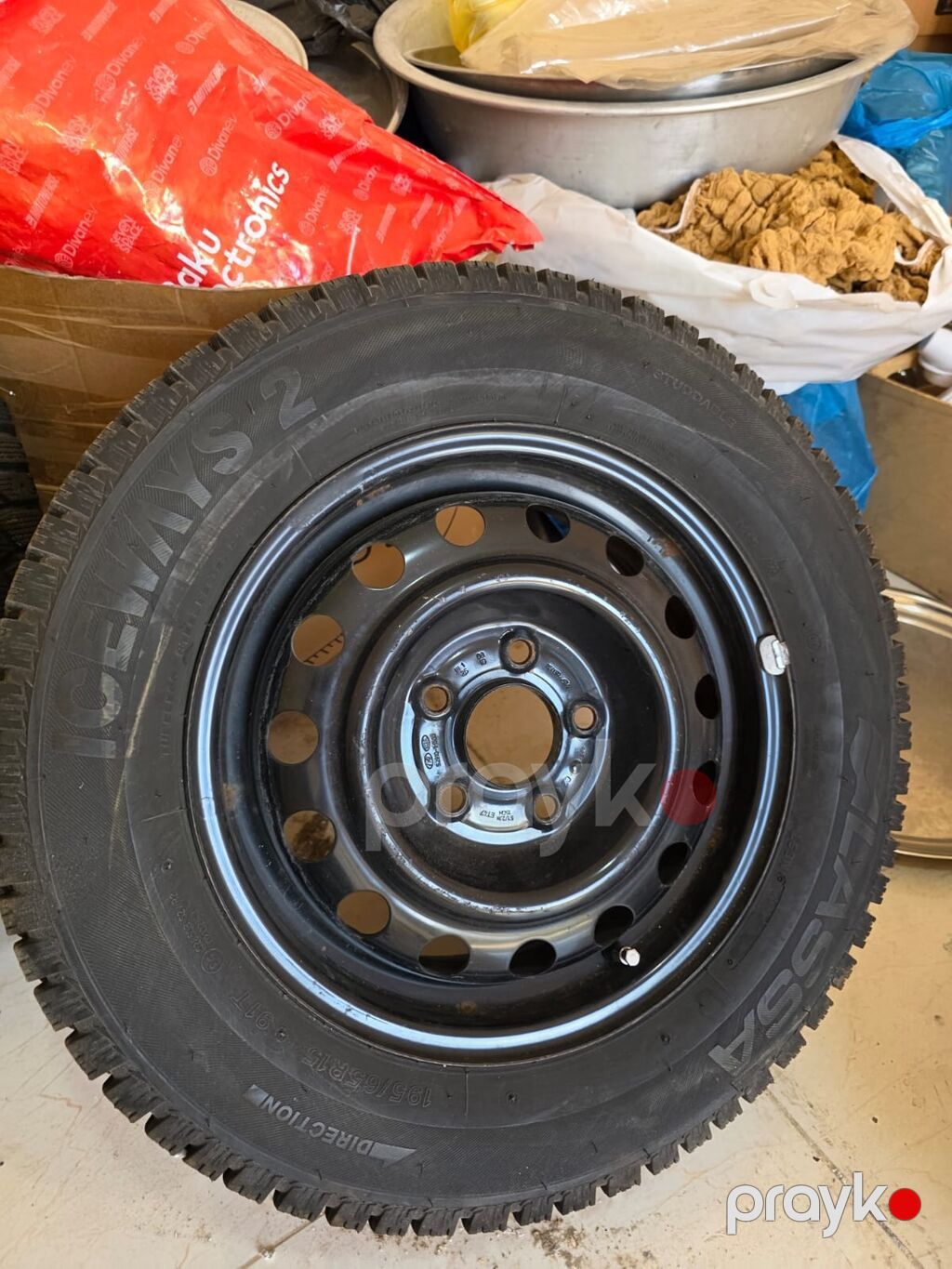 Lassa Iceways 2 qış təkəri və polad disk komplekti - Brend/model — Diskləri, Bakı (2)