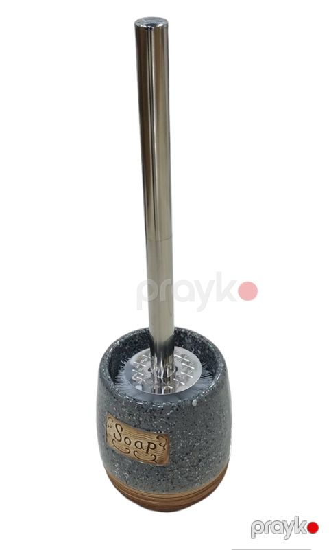 Unitaz üçün fırça HomeStore Tİ7N, keramika, boz, 37x10 sm — Bakı