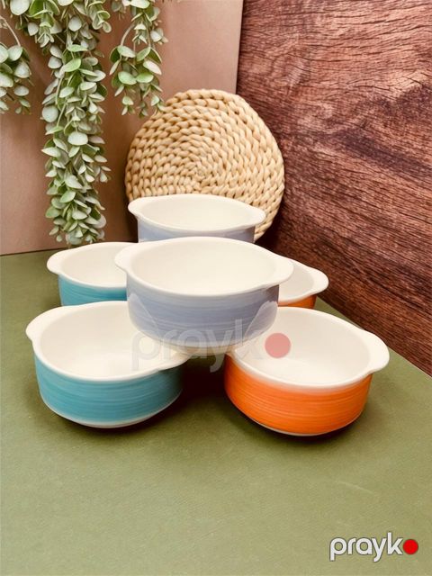 Kasa dəsti NP17, keramika, rəngbərəng, 6 əd — Bakı