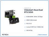 ASUS Dual vga RTX 5050 / RTX 5050 / 8GB GDDR6 (90YV0N72-MVAA00) — Pctech